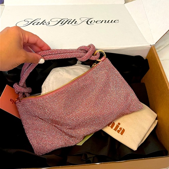 NWT Cult Gaia designer rhinestone handbag authentic. Retails for over $495 - Picture 5 of 6